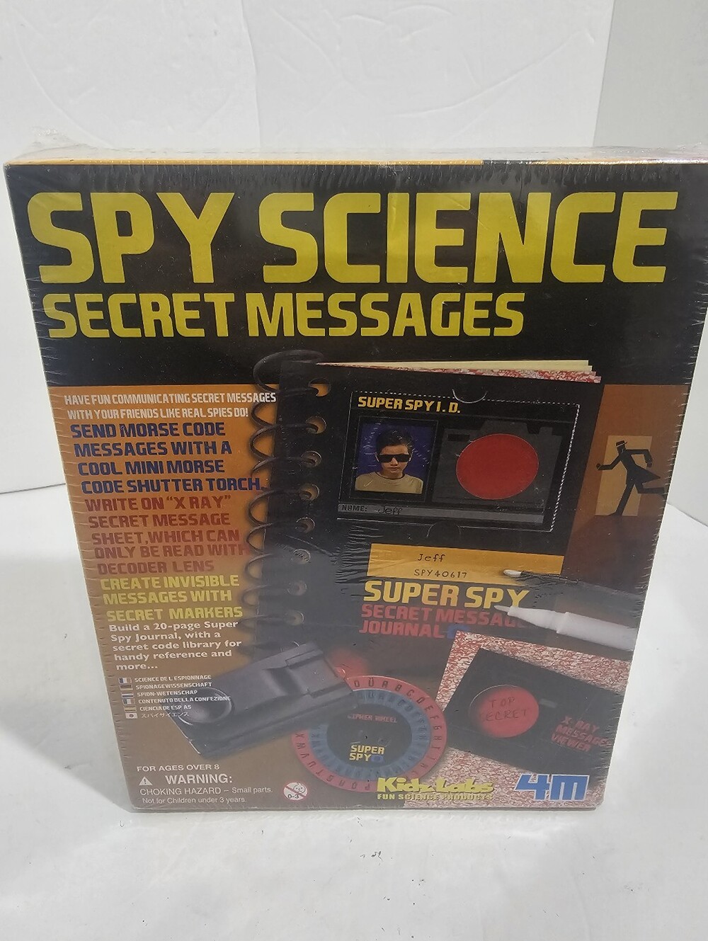 Spy Science Secret Messages 4M Kit by KidzLabs Toy Game Pretend Play